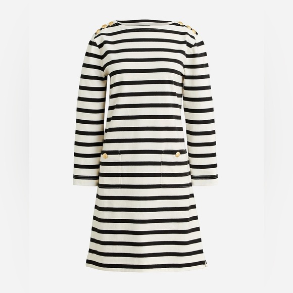 Next J.Crew Mariner Cloth Shirtdress With Gold Buttons - Picture 5 of 5